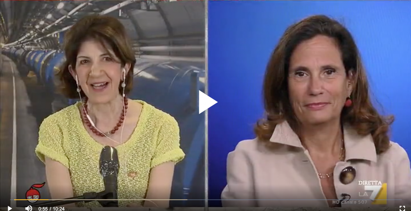 The Director General of CERN Fabiola Gianotti talks about the fight against the pandemic | La 7